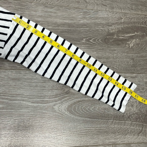 J. Jill Striped Open Front Long Duster Cardigan Sweater S Petite - Picture 12 of 16